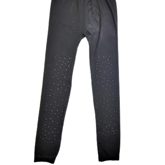 SEQUIN Black Stretchy Leggings - One Size Fits Most - Picture 8 of 12